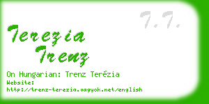 terezia trenz business card