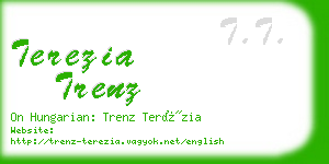 terezia trenz business card